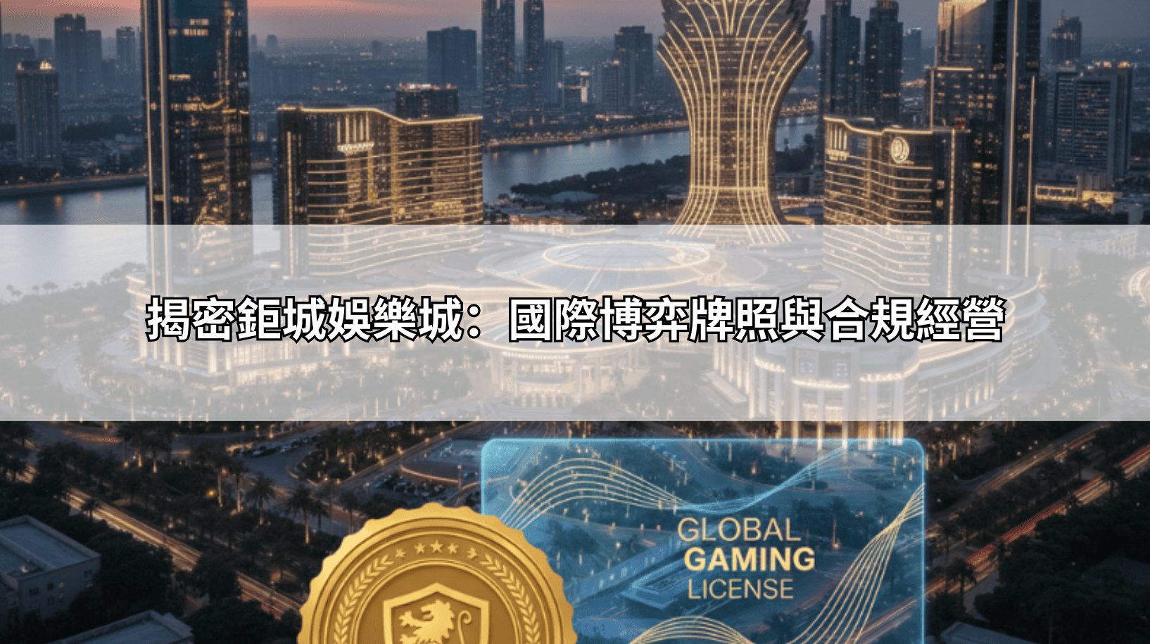 揭密鉅城娛樂城：國際博弈牌照與合規經營